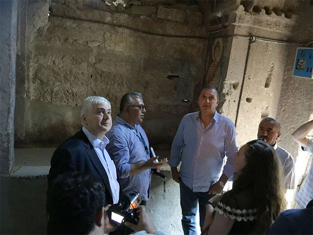 Gürcistan Kültür Bakanı, Kapadokya'da