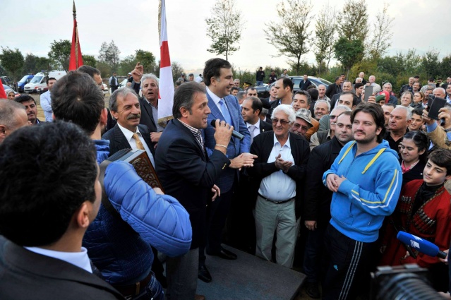 Gürcistan Devlet Başkanı Mikheil Saakaşvili Sakarya, İzmit ve İstanbul'da