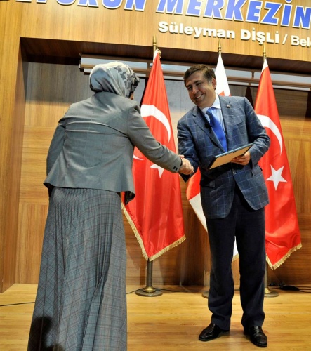 Gürcistan Devlet Başkanı Mikheil Saakaşvili Sakarya, İzmit ve İstanbul'da