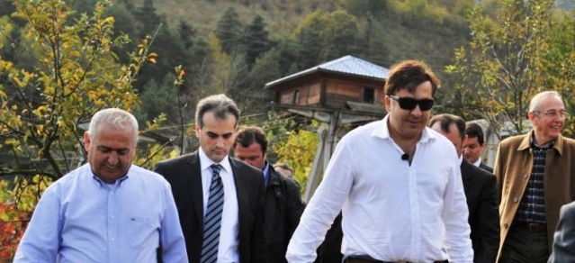 Gürcistan Devlet Başkanı Mikheil Saakaşvili Borçka'da