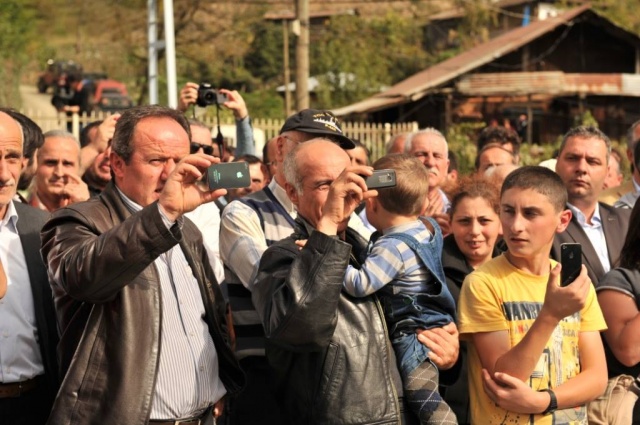 Gürcistan Devlet Başkanı Mikheil Saakaşvili Macahel'de