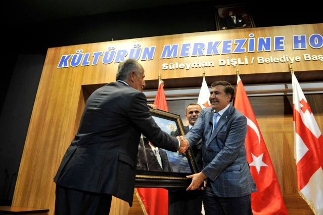 Gürcistan Devlet Başkanı Mikheil Saakaşvili Sakarya, İzmit ve İstanbul'da