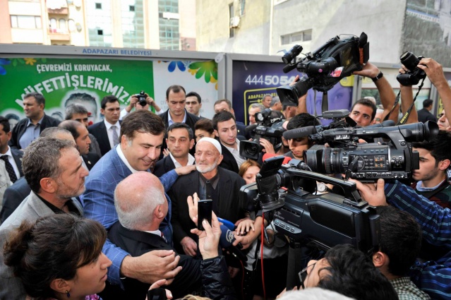 Gürcistan Devlet Başkanı Mikheil Saakaşvili Sakarya, İzmit ve İstanbul'da