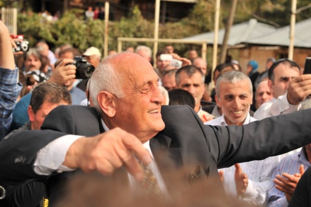 Gürcistan Devlet Başkanı Mikheil Saakaşvili Macahel'de