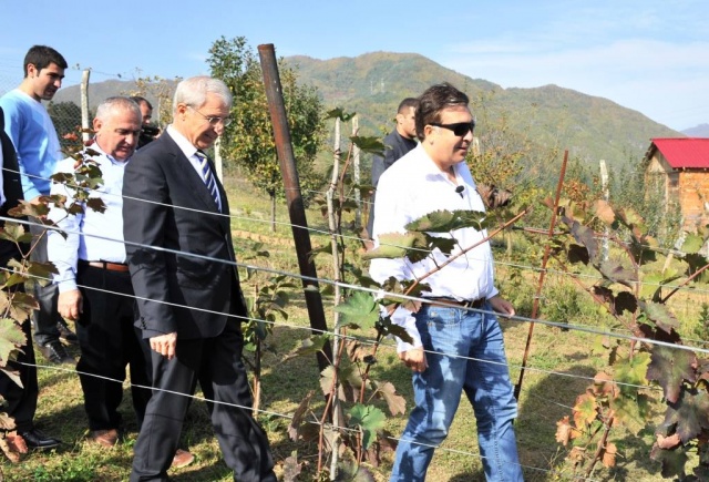 Gürcistan Devlet Başkanı Mikheil Saakaşvili Borçka'da