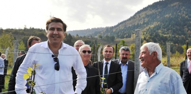 Gürcistan Devlet Başkanı Mikheil Saakaşvili Borçka'da