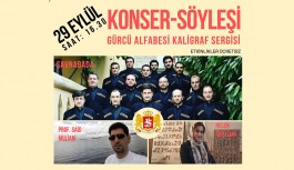 Konser, Söyleşi ve Gürcü Kaligraf Sergisi