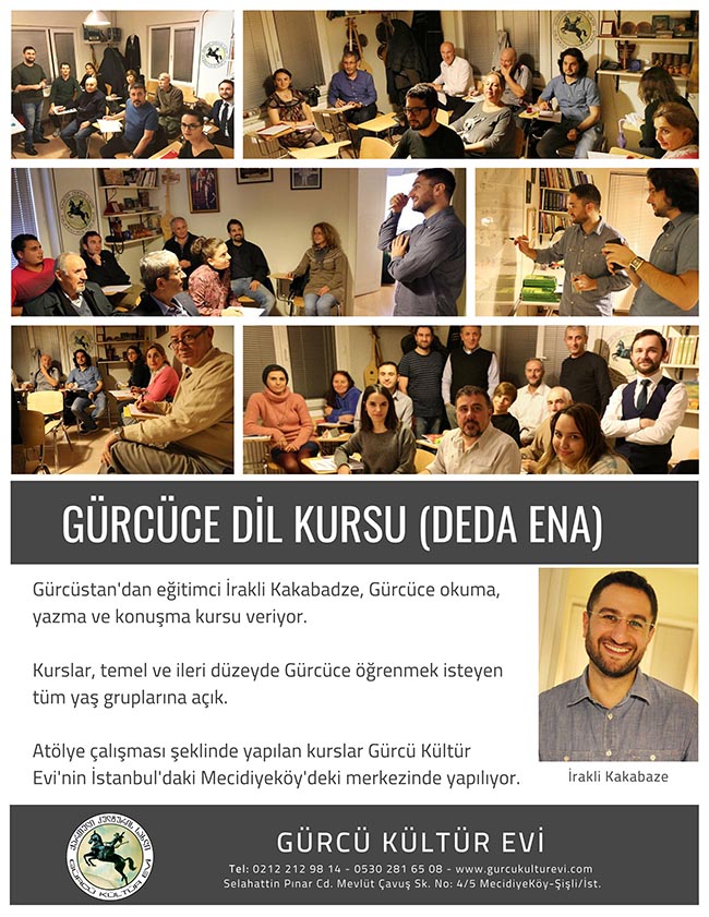 Dedaena (Gürcüce Anadili) Kurslar Açılıyor