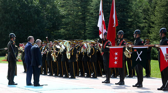 Gürcistan Başbakanı Giorgi Kvirikaşvili Ankara'da 