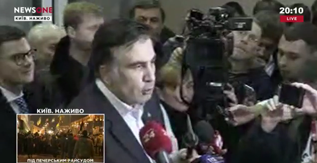 Tekrar Gözaltına Alınan Saakaşvili Serbest Bırakıldı