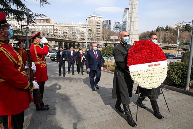 TBMM Başkanı Şentop Gürcistan'da