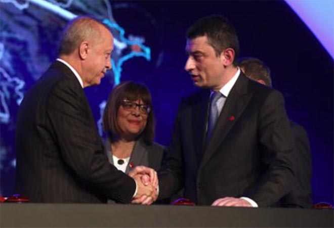 Gürcistan Başbakanı, Gakharia Türkiye'de TANAP Açılışına Katıldı