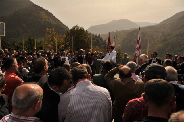 საქართველოს პრეზიდენტი, მიხეილ სააკაშვილი, მაჭახელს ესტუმრა