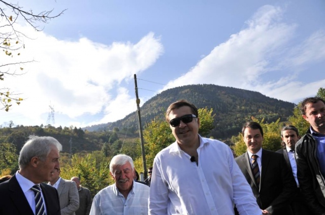 საქართველოს პრეზიდენტის, მიხეილ სააკაშვილის ვიზიტი ბორჩქაში