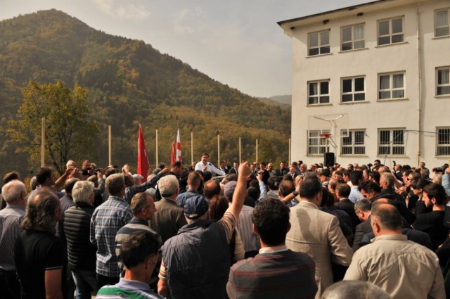 საქართველოს პრეზიდენტი, მიხეილ სააკაშვილი, მაჭახელს ესტუმრა