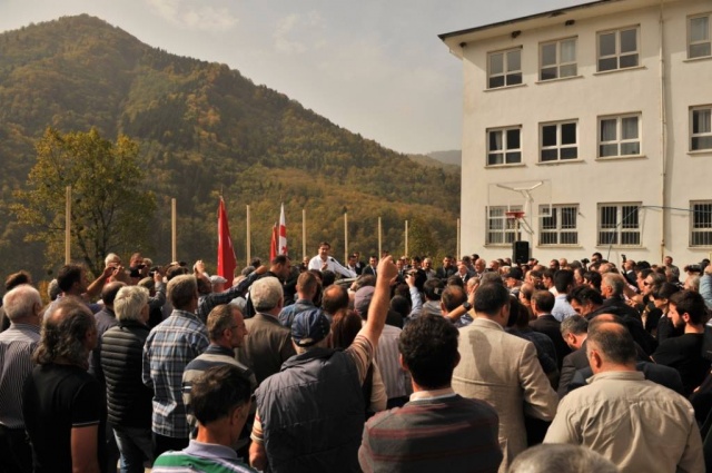 საქართველოს პრეზიდენტი, მიხეილ სააკაშვილი, მაჭახელს ესტუმრა